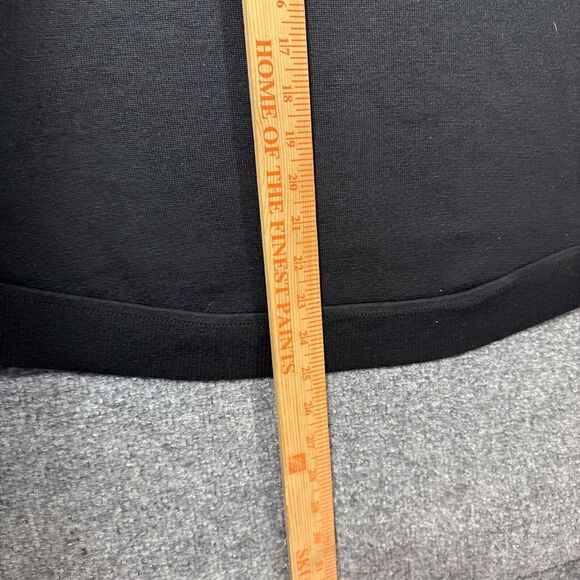 NWT Cable Gauge Women Top Round Neck Long Sleeve Black Light Sweater Sz L Grunge - Picture 8 of 8